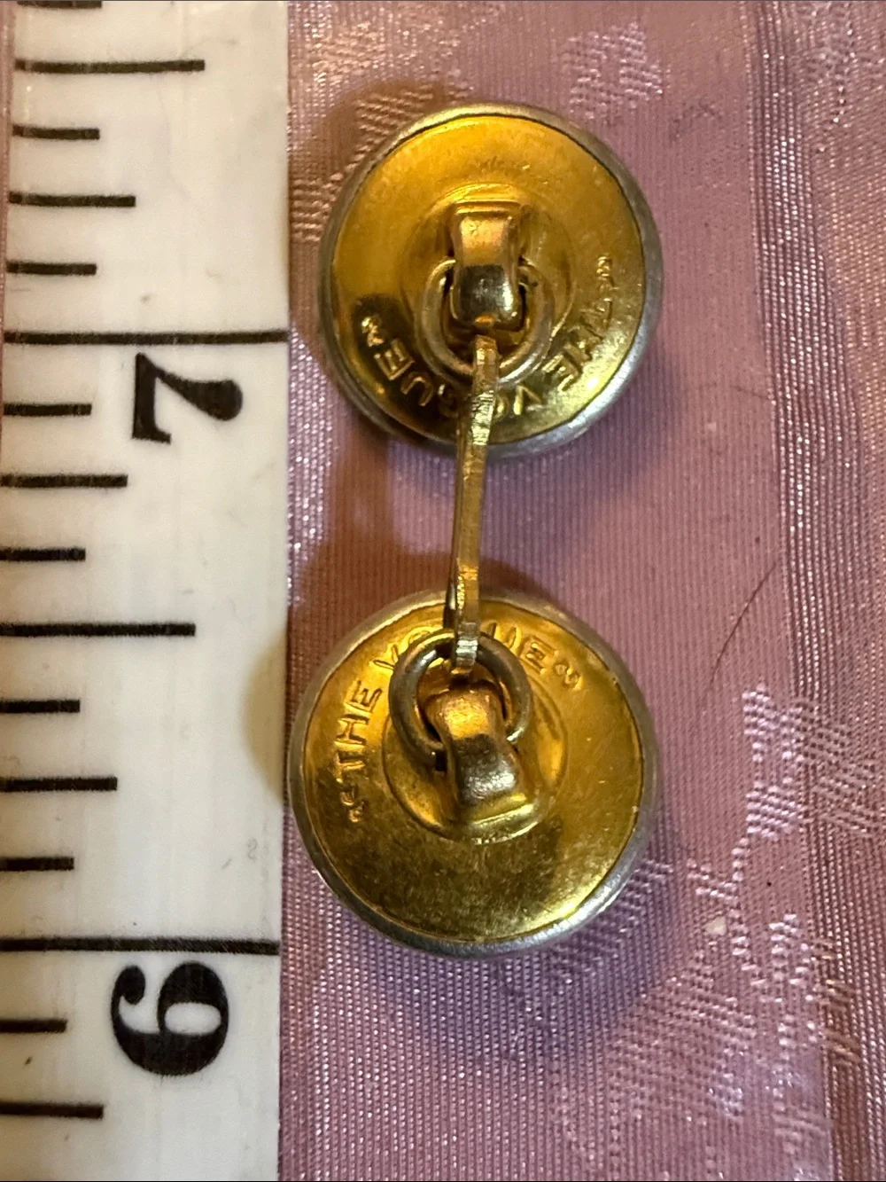 Classic vintage faceted abalone  Cufflinks